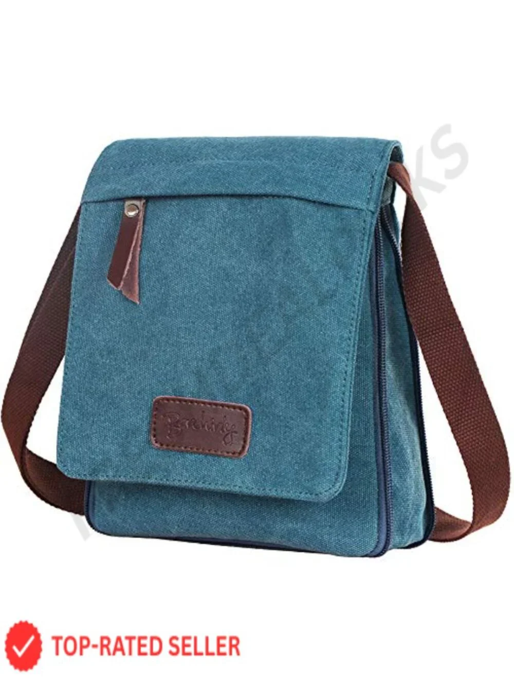 Vintage Canvas Leather Messenger Crossbody Bag Pack Organizer